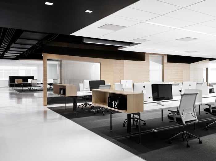 现代科技公司办公室设计【600平方米】 