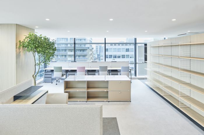 小型事务所式办公室设计案例【128平方米】